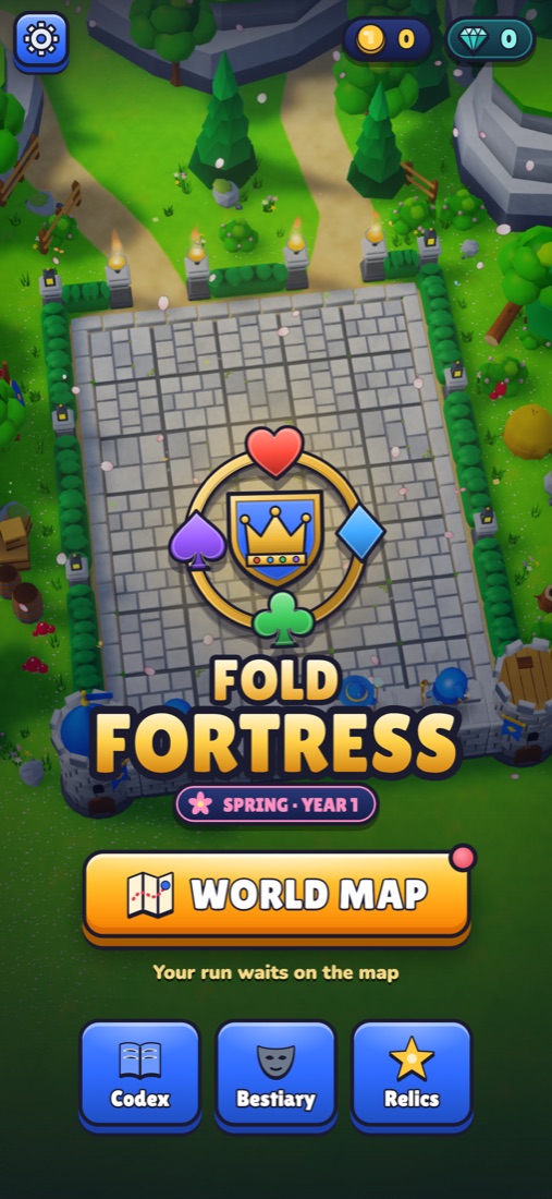 The home screen